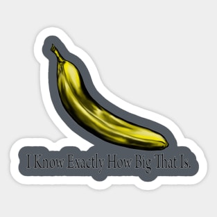 Banana for Scale Sticker